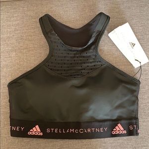 Black Adidas by Stella McCartney HIIT sports bra